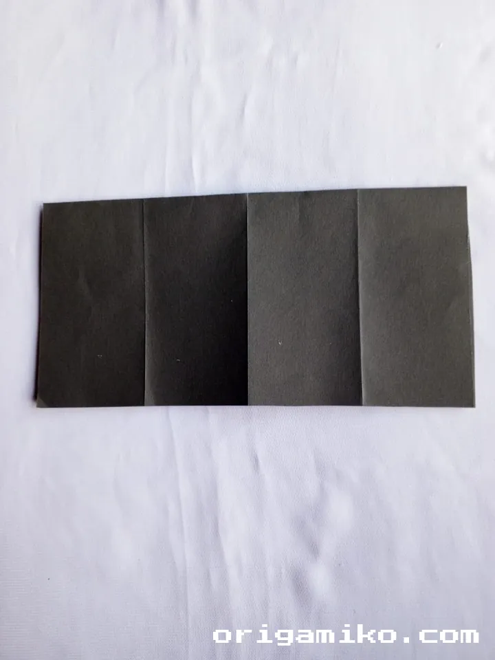 Origami card holder step 3 a