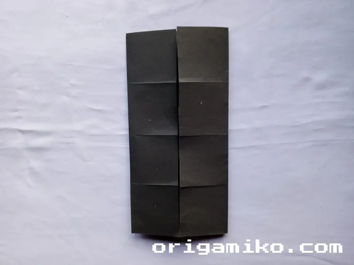 Origami card holder step 3 c
