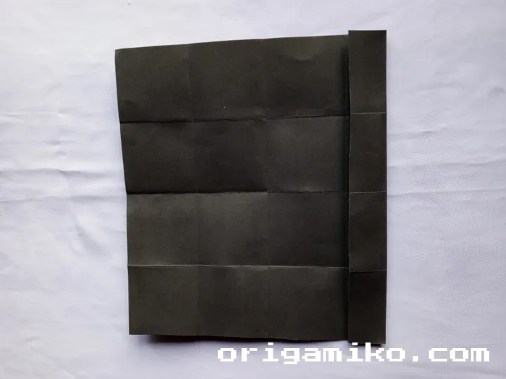 Origami card holder step 4 a