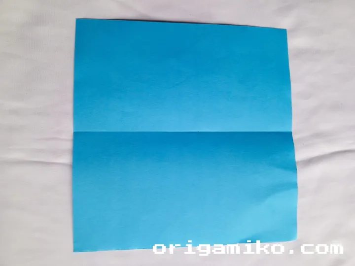 Origami coffee cup step 2 b