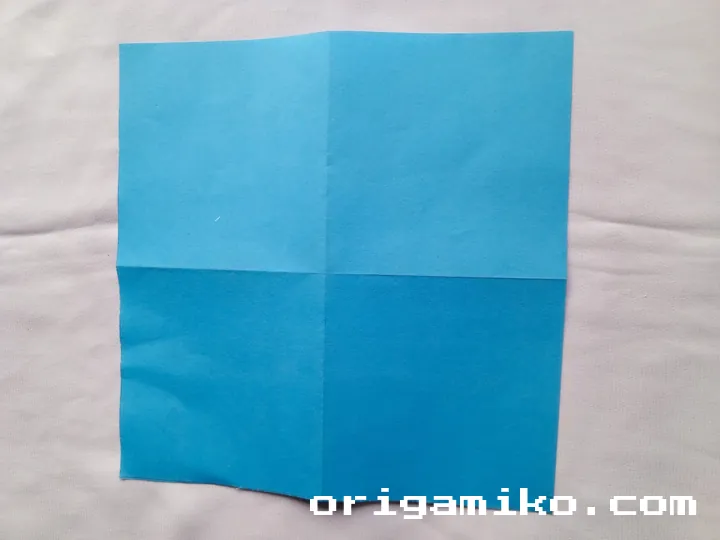 Origami coffee cup step 2 d