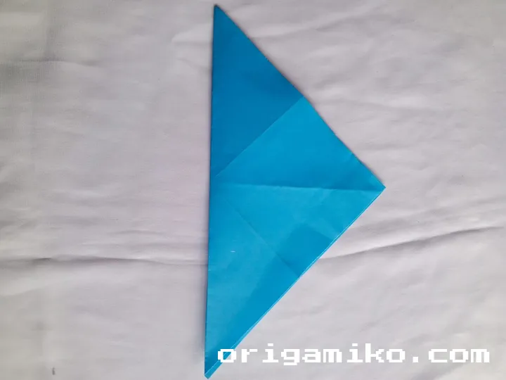 Origami coffee cup step 3 c