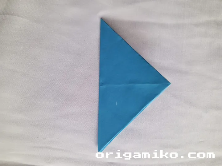 Origami coffee cup step 3 g