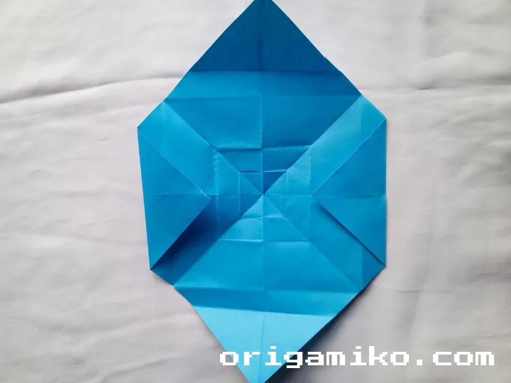 Origami coffee cup step 4 b