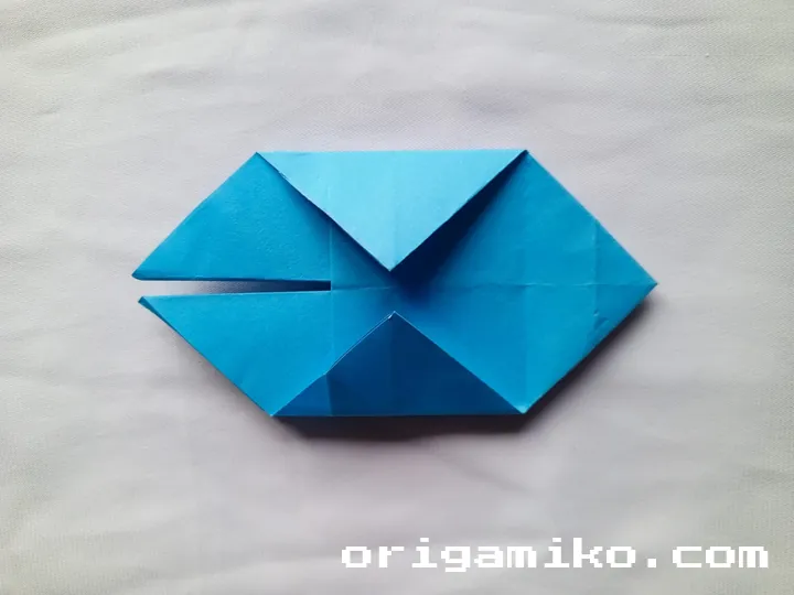 Origami coffee cup step 4 f