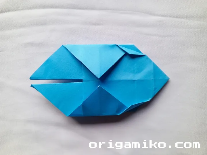 Origami coffee cup step 4 g