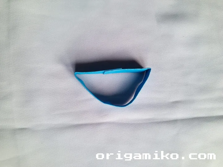 Origami coffee cup step 6 f