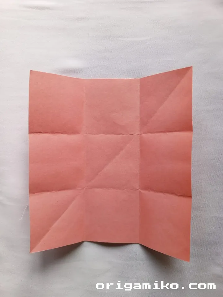 Origami divider box step 2 d