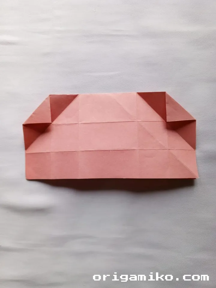 Origami divider box step 3 h