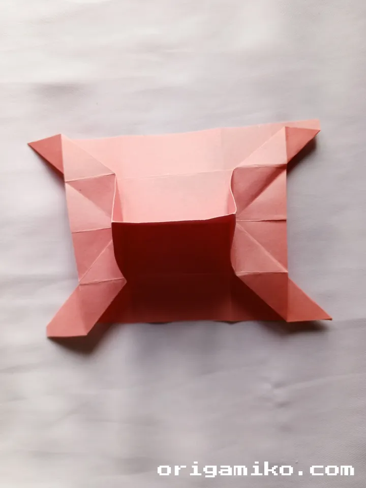 Origami divider box step 5 c
