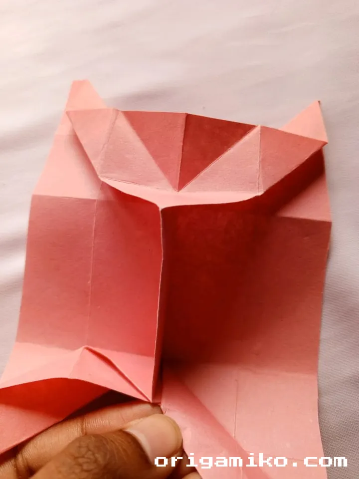 Origami divider box step 5 d