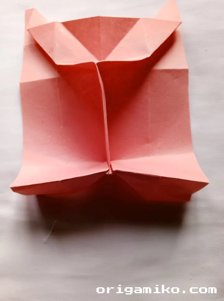 Origami divider box step 5 e