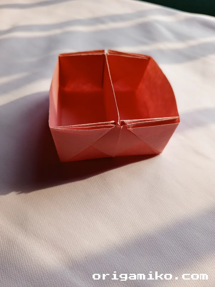Origami divider box step 6 e