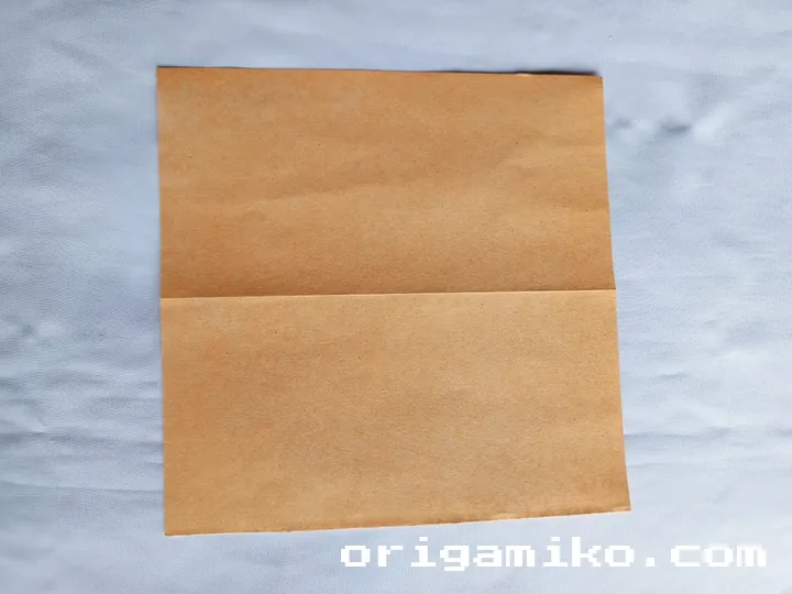 Origami double boat step 2 b