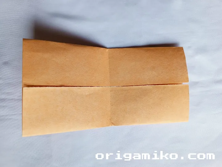 Origami double boat step 3 b