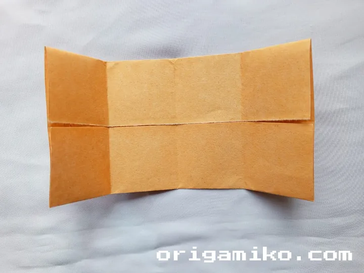 Origami double boat step 3 d