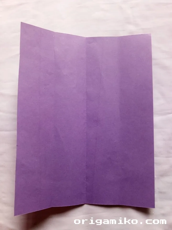 Origami fan step 2 b