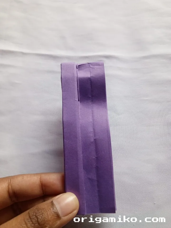 Origami fan step 4 c