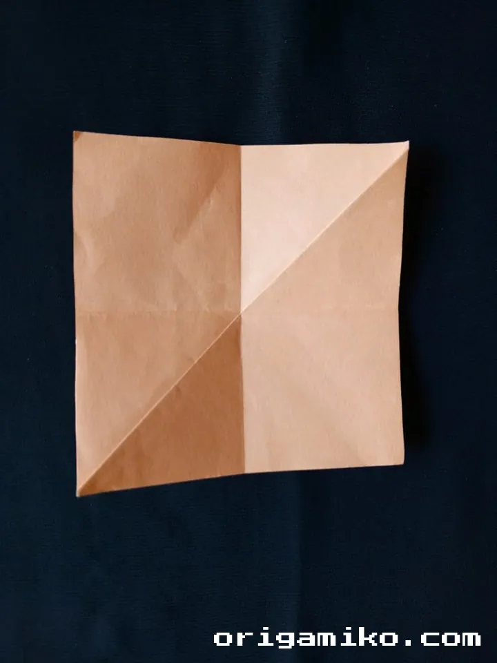 Origami finger trap step 3 b