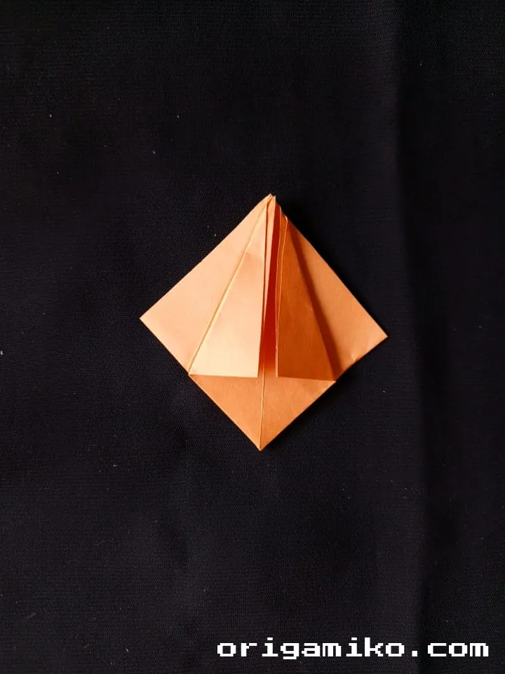 Origami finger trap step 4 c
