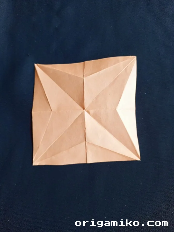 Origami finger trap step 4 f