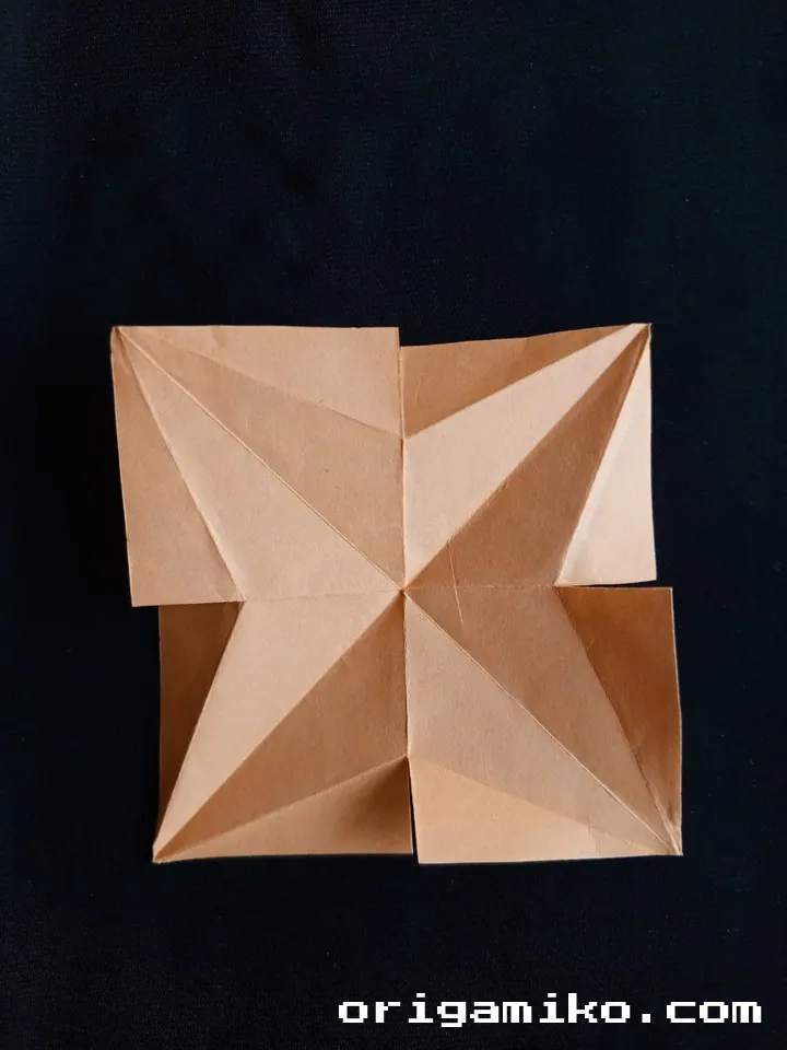 Origami finger trap step 5 a