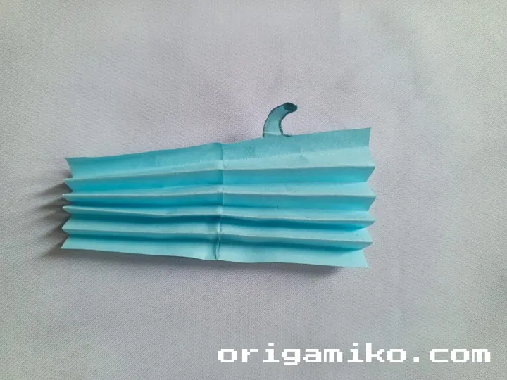 Origami hedgehog step 3 c