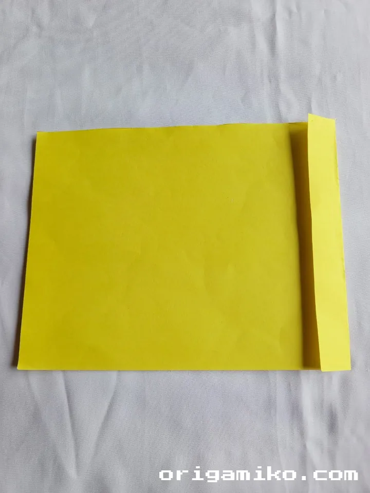 Origami holder step 2 a
