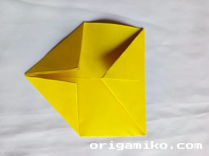 Origami holder step 3 c