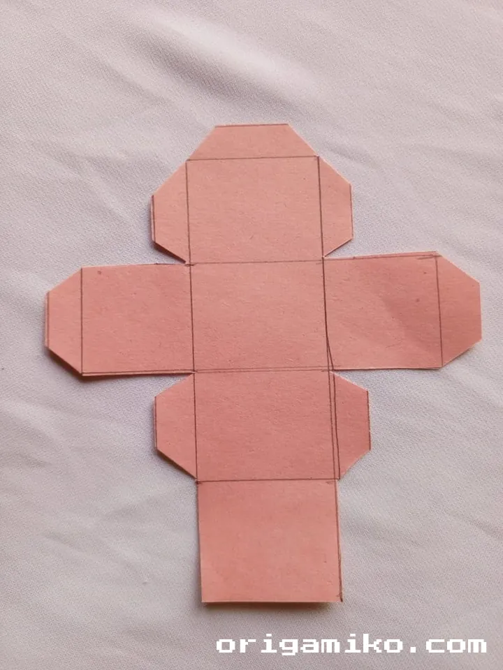 Origami infinity cube step 2 a