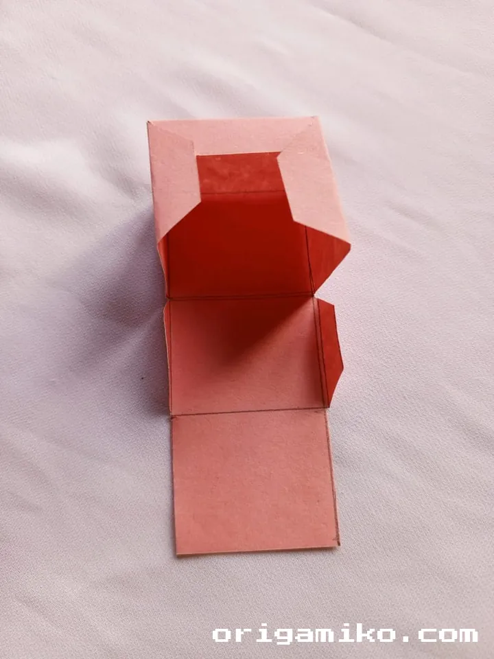 Origami infinity cube step 2 c