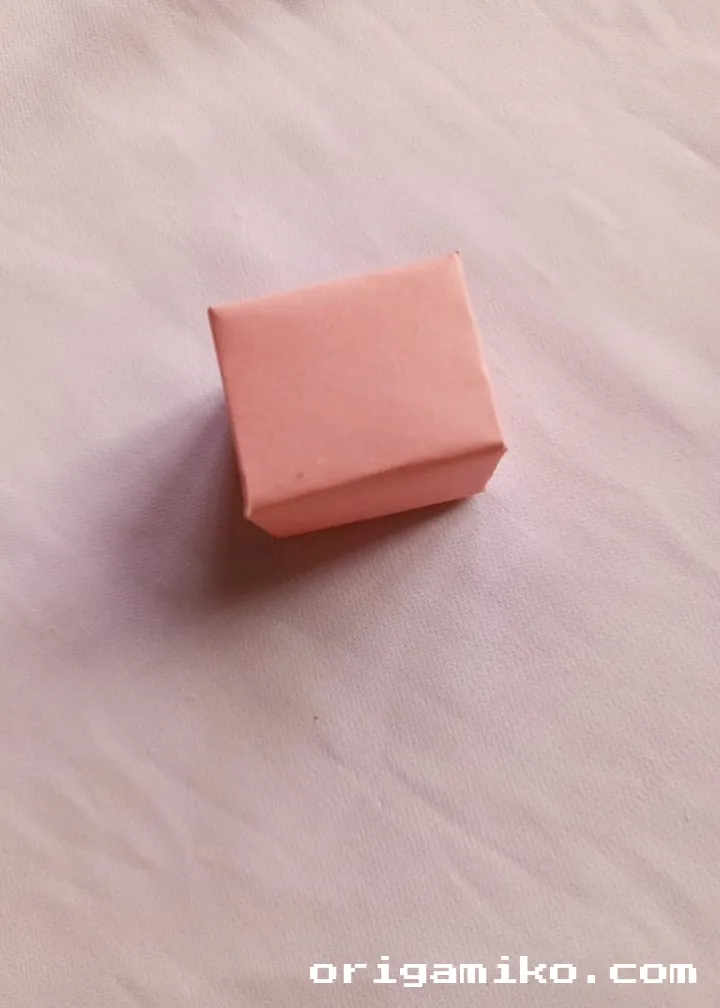 Origami infinity cube step 2 d