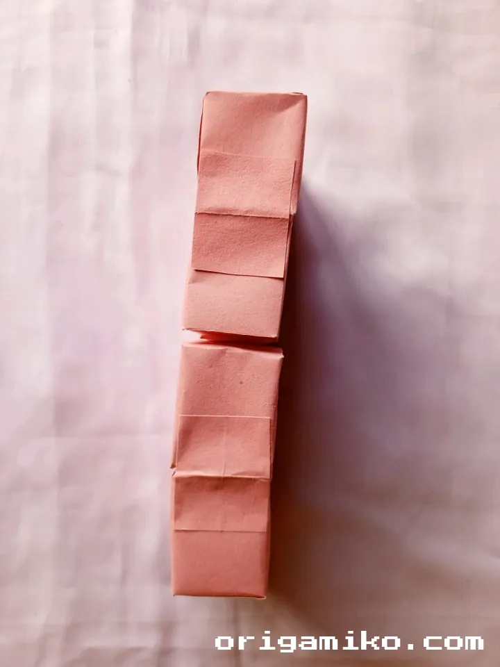 Origami infinity cube step 4 i