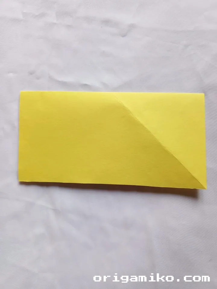 Origami lemon step 2 a