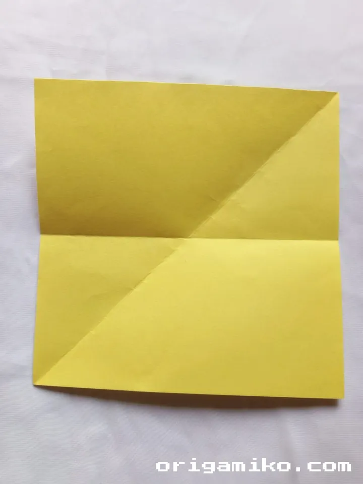 Origami lemon step 2 b