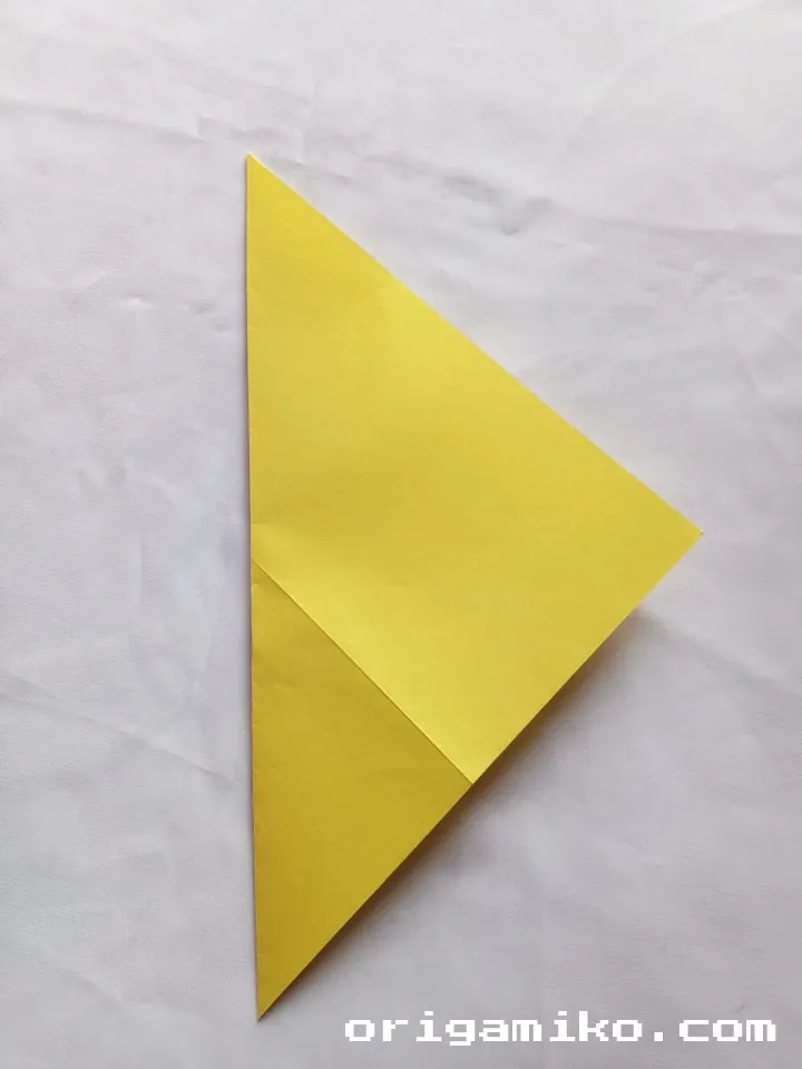 Origami lemon step 2 c
