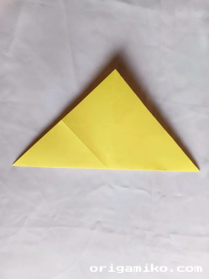 Origami lemon step 2 e