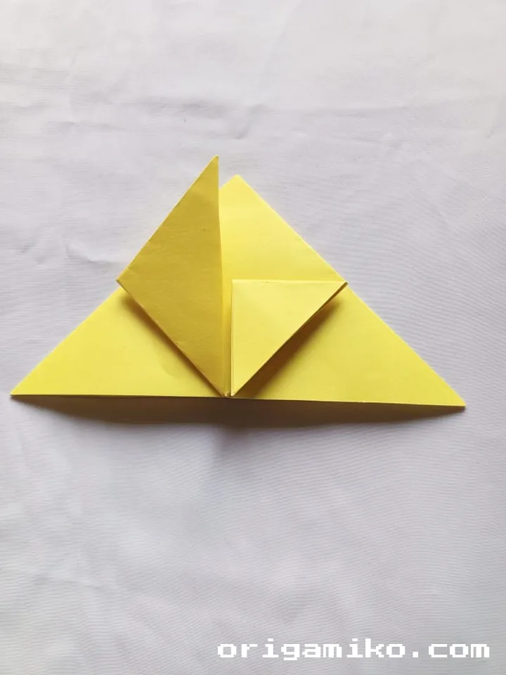 Origami lemon step 3 e