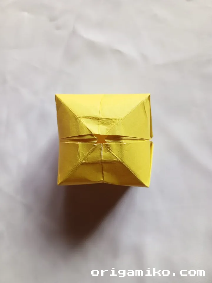 Origami lemon step 4 e