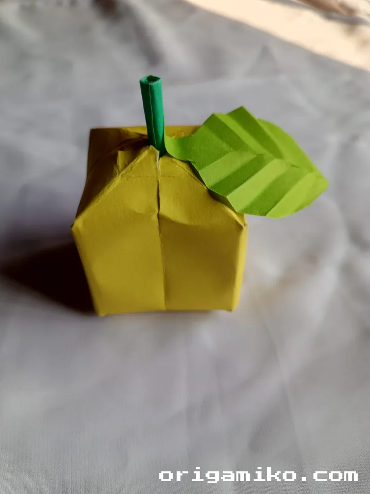 Origami lemon step 4 g