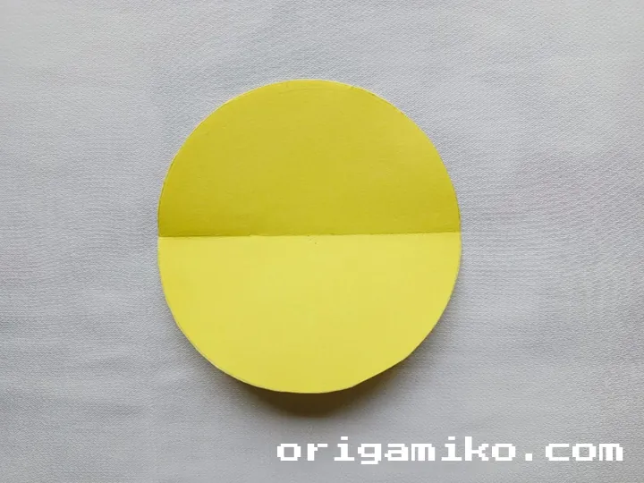 Origami mango step 2 b