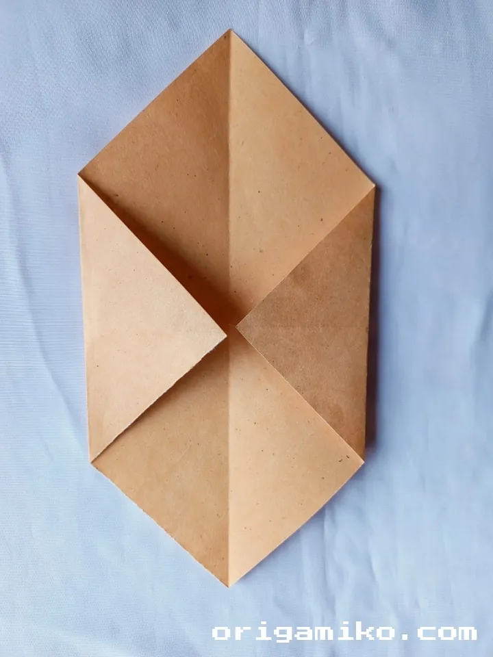 Origami minibag step 2 d