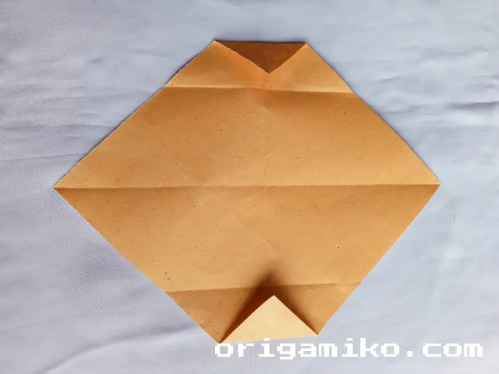 Origami minibag step 2 f