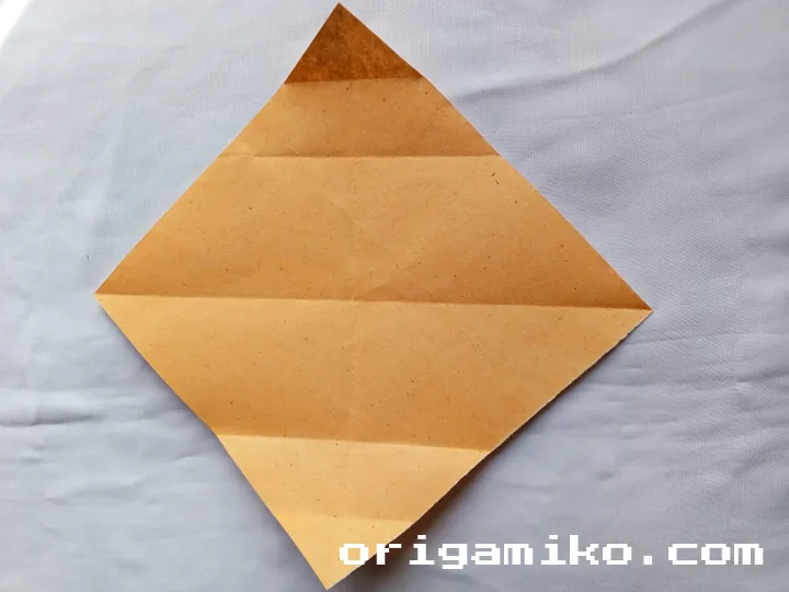 Origami minibag step 2 g