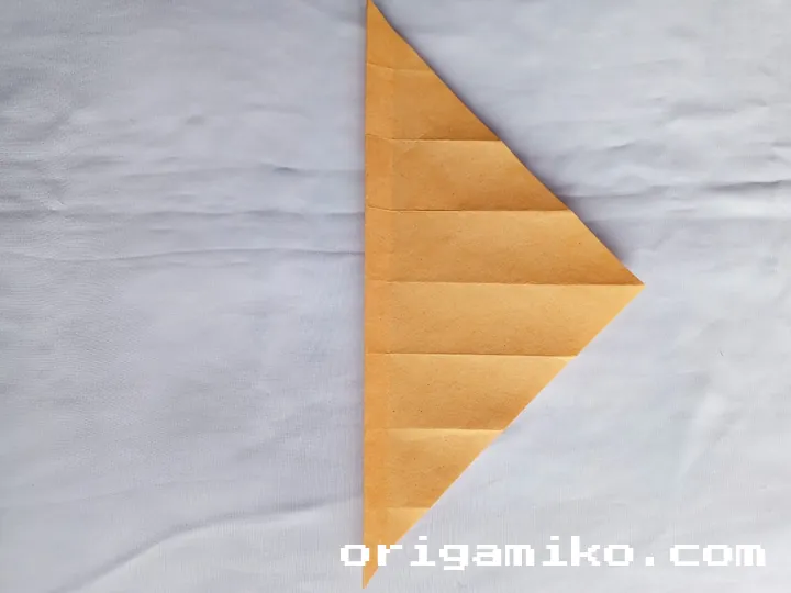 Origami minibag step 3 d