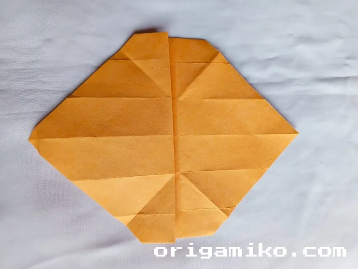 Origami minibag step 3 j