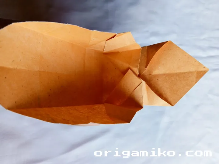 Origami minibag step 5 b