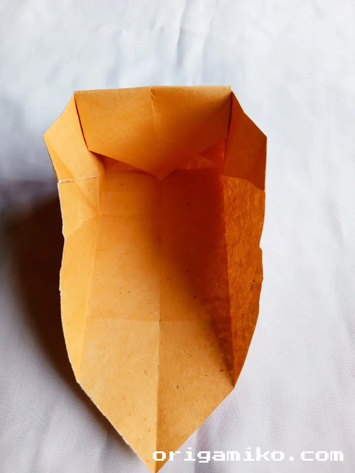 Origami minibag step 5 c