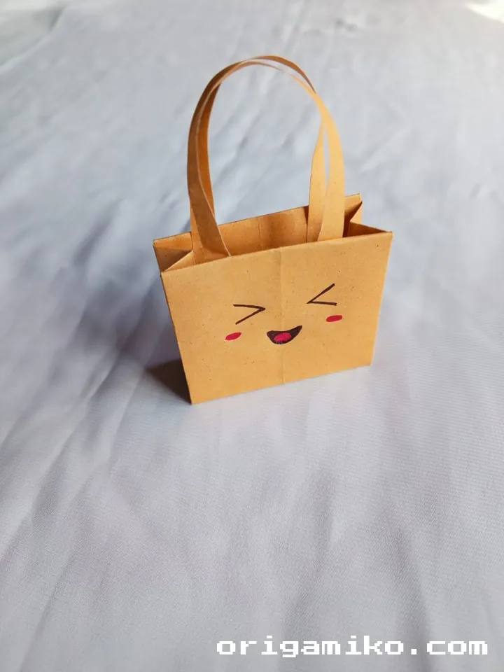Origami minibag step 6 b