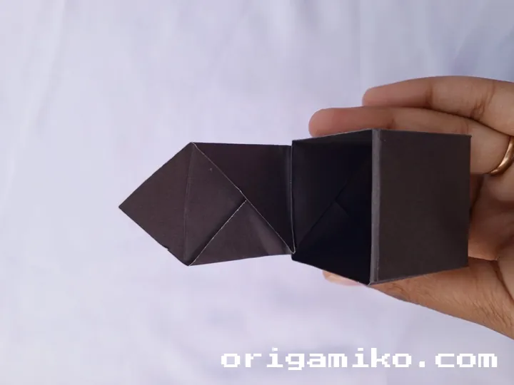 Origami minicraft creper step 4 f